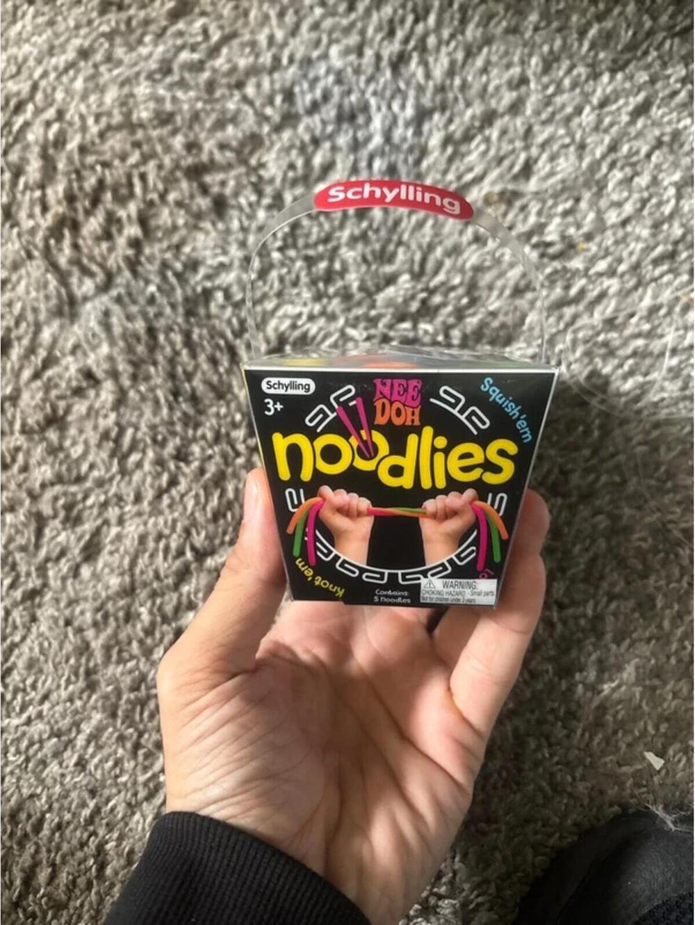 NeeDoh Noodlies Sensory Squishy Fidget Toy Authentic Schylling